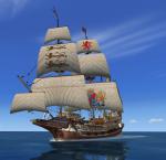 FSX/FS2004 Victorian Galleone Revenge Ship from 1577
